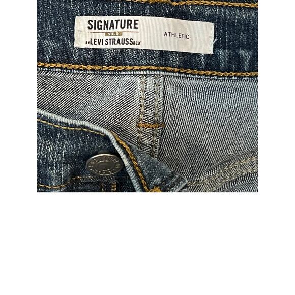 Levi's Men's Slim Straight Blue Jeans - Picture 3 of 5